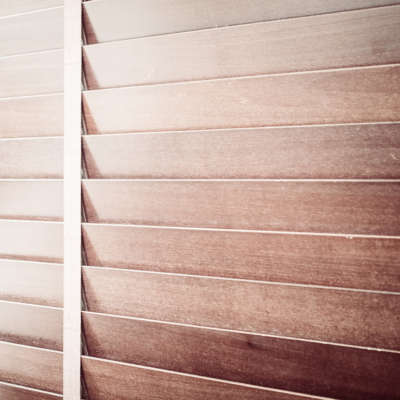 50mm Teak Extended Drop Wooden Venetian Blinds